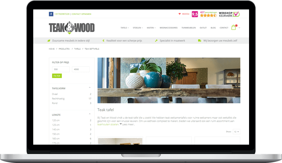 Woocommerce webshop laten maken